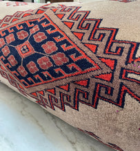 Load image into Gallery viewer, 14x44 Long Lumbar Handmade Vintage Kilim Pillow Cover, Cover Only, FINAL SALE
