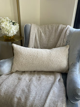 Load image into Gallery viewer, Off White Upholstery Grade Chenille, Modern Farmhouse, Cover Only
